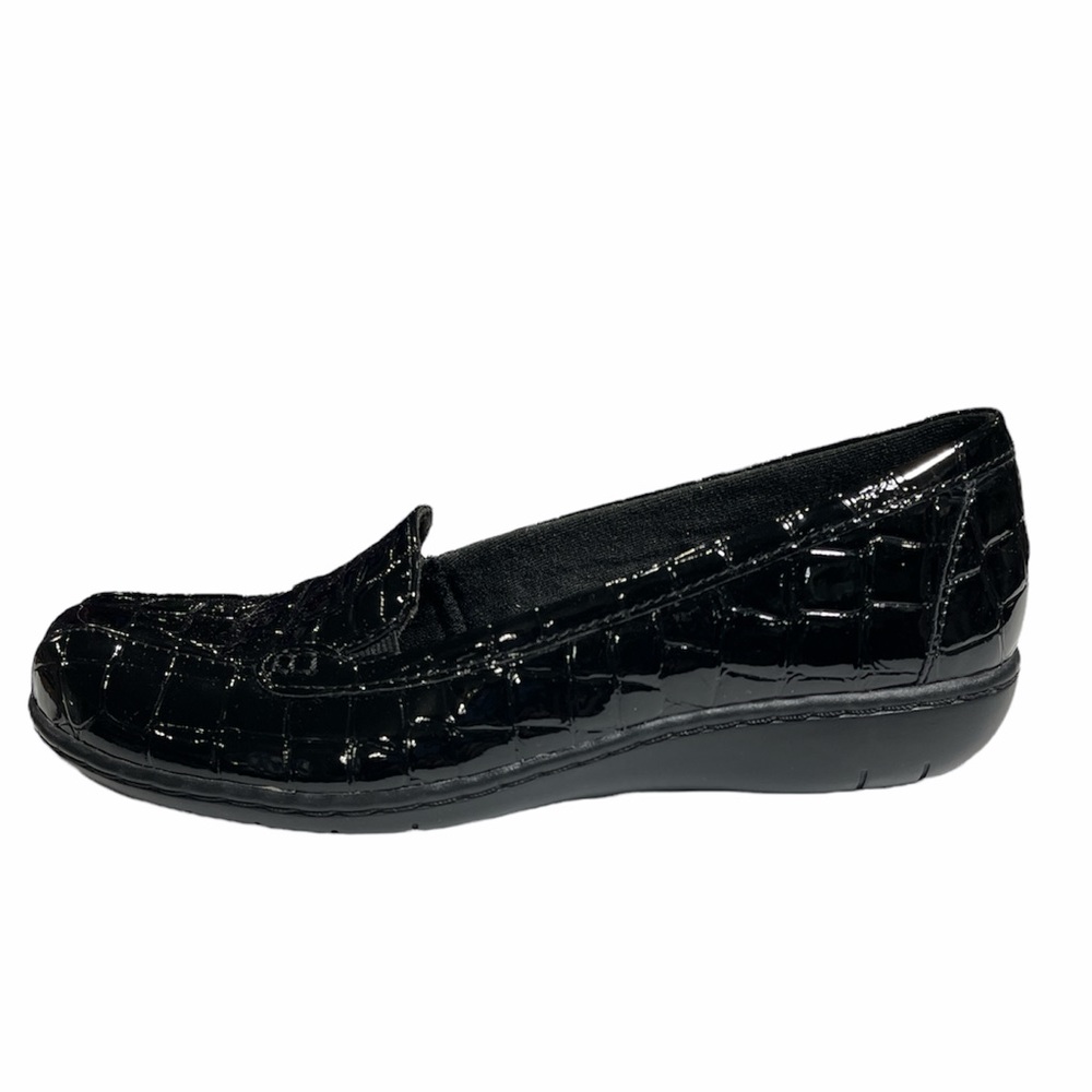 Clarks Collection Leather Slip-on Loafers - Bayou  6M  0488 - Picture 8 of 14